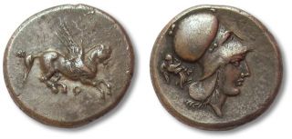 Superb Silver Stater of Corinth Athena Right Nike Thymiaterion 400 350