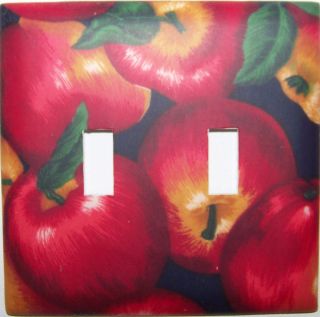 Red Apples Light Switch Plates Electrical Outlet Covers