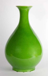 Ceramic Green Crackle Porcelain Vase Chinese Display