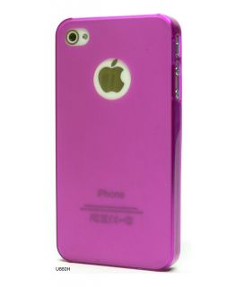 Purple Frosted Matte Slim Hard PC Plastic Cover Case for Apple iPhone