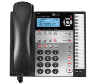 AT&T 1080 Corded 4 Line Wall Mountable Phone w/ Digital Answering