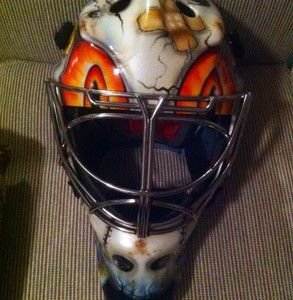 Pekka Rinne Goalie Mask Helmet. Bauer NME 7 Fit 3