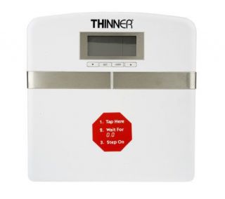 Thinner Digital Weight Scale w/ Split Screen Weight Tracker — 