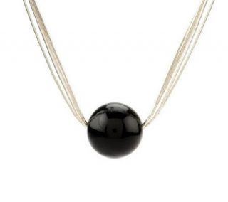 American West Sterling Liquid Silver and Gemstone Necklace —