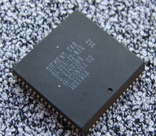 CPU Processor Siemens SAB80286 12 N s Vintage PLCC Package