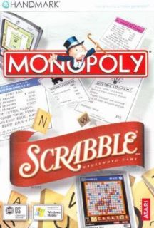 Monopoly & Scrabble for PDA POCKET PC PALM OS CD handheld word letters