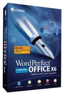 COREL WORDPERFECT OFFICE X6 STANDARD WORD PERFECT FULL VERSION NEW