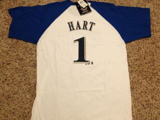 Corey Hart Milwaukee Brewers Majestic T Shirt Jersey MLB 1 Alternate