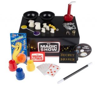 TV Magic Show Set w/Squirmels Magic Cards & Instructional DVD