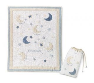 Things Remembered Personalized Moon & Stars Quilt —