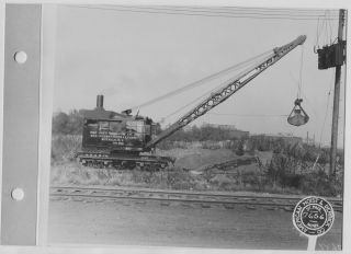  Hoist John w Cowper Buffalo NY Railroad Locomotive Crane Photo