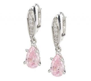 Smithsonian Simulated DeYoung Pink Diamond Earrings —