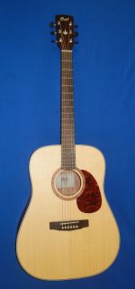 CORT EARTH 100 SOLID TOP ACOUSTIC GUITAR W/ MANY EXTRAS PLEASE SEE