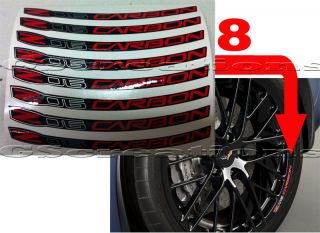 Corvette Z06 Carbon Decal Kit FITS : C6 , Grand Sport , Z06 , and ZR1