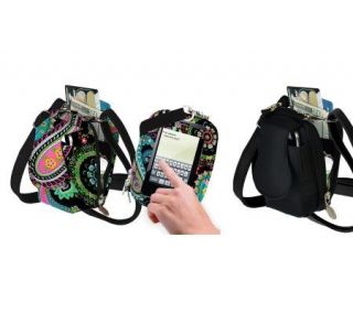 Set of Two Purse Plus Touch Cell Phone Bags w/ Touch Screen — 