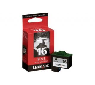 Lexmark #16 Black Print Cartridge   2 pack —