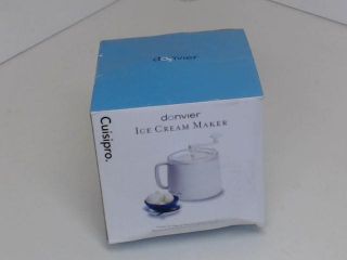 donvier 837409w 1 quart ice cream maker