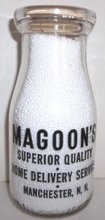Magoons Creamery Manchester NH Respected for Quality 50 Years Half