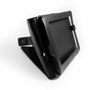 creative zen ziio triaxis leather stand case black 3