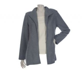 EffortlessStyle by Citiknits Long Sleeve Open Front Jacket —