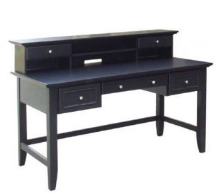 Home Styles Bedford Executive Desk/Hutch Combination   Ebony   H155974