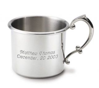 Things Remembered Personalized Pewter Baby Cup —