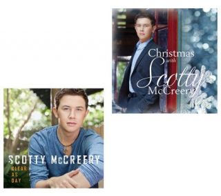 Scotty McCreery Christmas and Clear As Day 2 CD Set —
