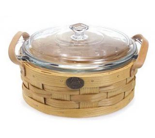 Peterboro Round Serving Basket with Baking Dish —