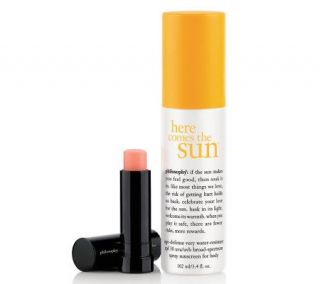 philosophy sunny girl spf 15 sun care duo for body and lips — 
