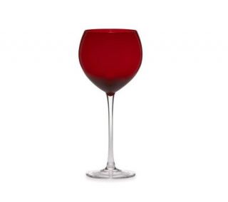Lenox Holiday Gems Ruby Balloon Wine Glasses  Set of 4 —