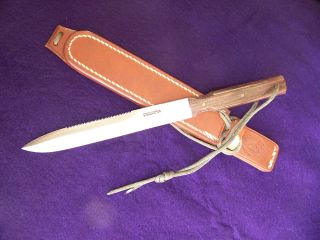 Randall Custom Knives Knife Poor Mans Fighter W/ Teeth Rosewood