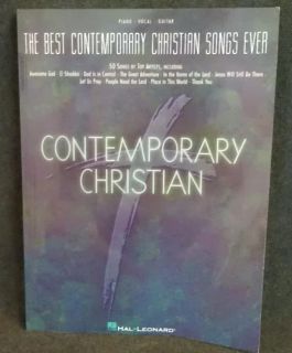 Contemporary Christian sheet music song book piano voice guitar