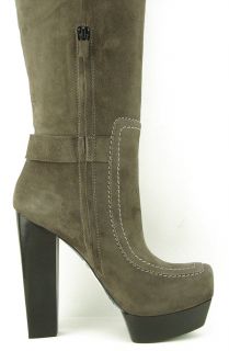 Costume National Camoscio Grey Womens Boots EUR 38 5