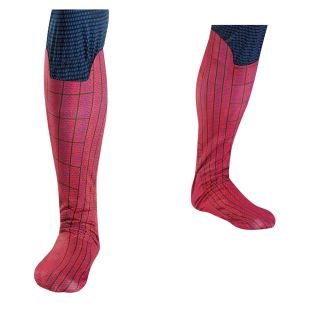 Amazing Spider Man Costume Boot Covers Adult New