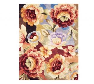 Royal Palace Watercolors Floral Dream 76 X 96 Wool Rug —