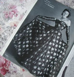 1953 High Fashion French Magazine L’Officiel Couture Mode de Paris
