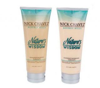 Nick Chavez Natures Wisdom Deluxe Shampoo & Conditioner Set