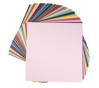 Bazzill 160 piece Assorted Color and Textured Cardstock Pack