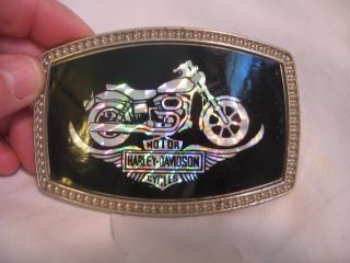 1977 Harley Davidson Holographic Belt Buckle by CPI
