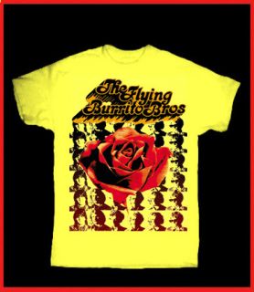  Bros Rose T Shirt Gram Parsons Vintage Country Rock 70s LP CD 7