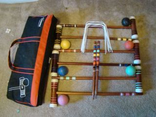 Halex Select 6 Player Croquet Set in Deluxe Carry Case