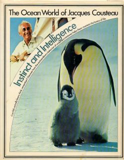 Jacques Cousteau Instinct and Intelligence Oceanography 73 Ocean World