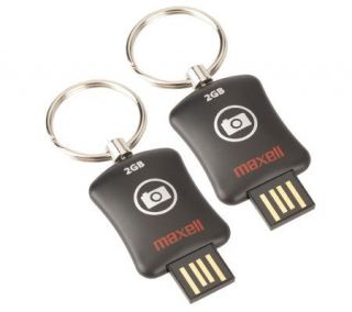 Maxell 2 Pack Automatic USB Backup for Music & Photos Auto Organizer 