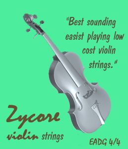 Violin Fiddle Strings Zycores 4/4 Read My Feedbacks  3 sets FREE