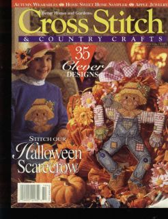 Cross Stitch and Country Crafts September October 1995 Halloween