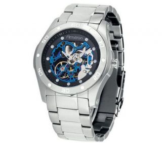 Armitron Mens Silvertone Automatic Dress WatchStainless Band
