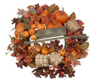Heartfelt Welcome Fall Wreath by Valerie —