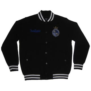 Crooks and Castles The CSTC Crown Crest Jacket in Black CRKS ORISUE