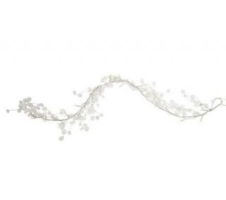 Beaded and Jeweled Lit Garland with Timer by Valerie —