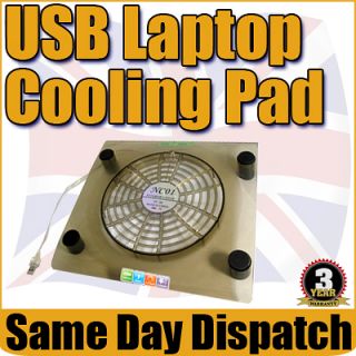 Adjustable Folding LED Slim Laptop Cooler Cooling Mat Xbox PS3 Pad 3